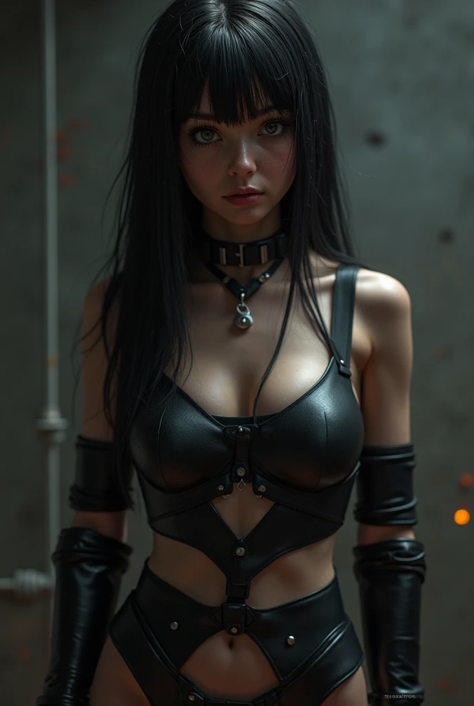 a sexy gothic russian girl, long black hair, slim body, small breasts, wearing a denim jacket, small sized butt, (best quality,4k,8k,highres,masterpiece:1.2),ultra-detailed,(realistic,photorealistic,photo-realistic:1.37),extremely detailed eyes and face,longeyelashes,beautiful detailed eyes,beautiful detailed lips,dramatic lighting,dark moody colors,dark fantasy,gothic,cinematic,dramatic atmosphere