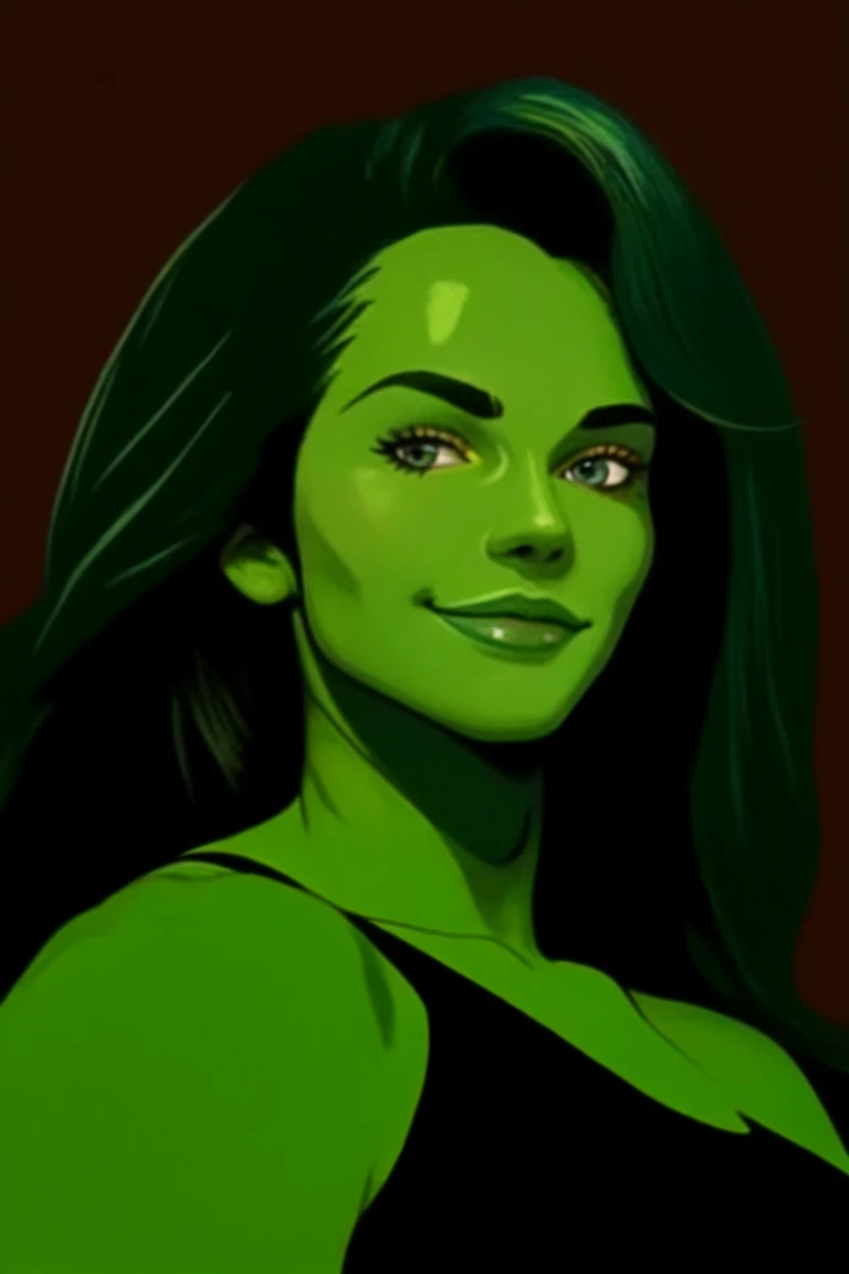 a close up of a woman with red hair, gamora, zoe saldana,happy smile,brown eyes, hyperrealistic ”, album art for char zulu, fvckrender, slimer, she, depicted as a pixar character, dark-skinned, juno promotional image, viridian and venetian red, unusually unique beauty, beautiful android woman, green ocean, featured on cg society, greg irons