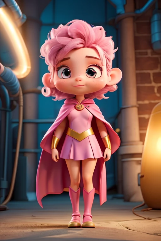 necromancer, shy miniature, Cute small Nicole Kidman, cap, 1girl, solo,disney artwork, unreal engine, cozy indoor lighting, artstation, detailed, digital painting,cinematic,character design by mark ryden and pixar and hayao miyazaki, unreal 5, daz, hyperrealistic, octane render, wearing a multicolored outfit,