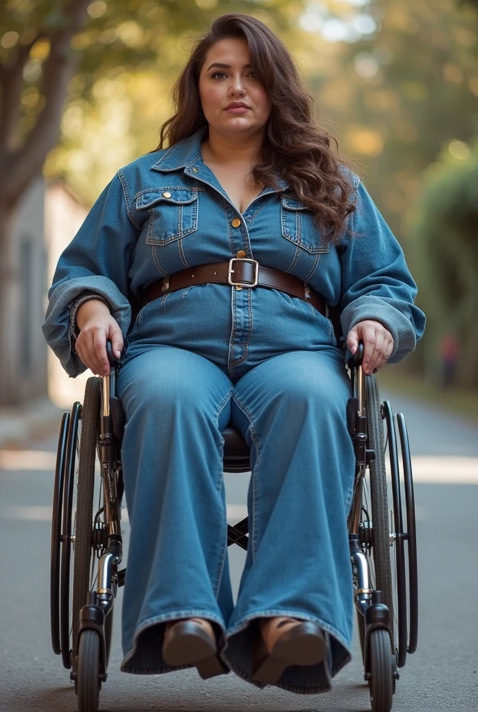 Amputee bbw in wheelchair super wide leg mega bell bottom flared jeans,amputee limbs,1970s,verry short stature
Legs