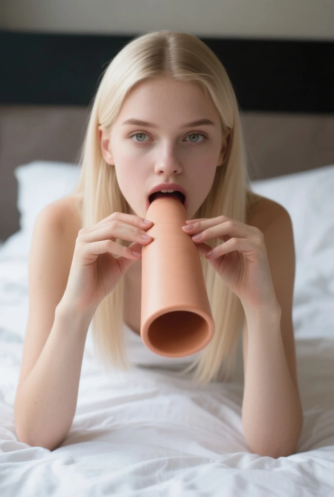Best texture, high quality, ultra HD, 8K, sexy long blonde hair young age 16 year old girl pubic hair full nude tied up man using sex toys orgasm