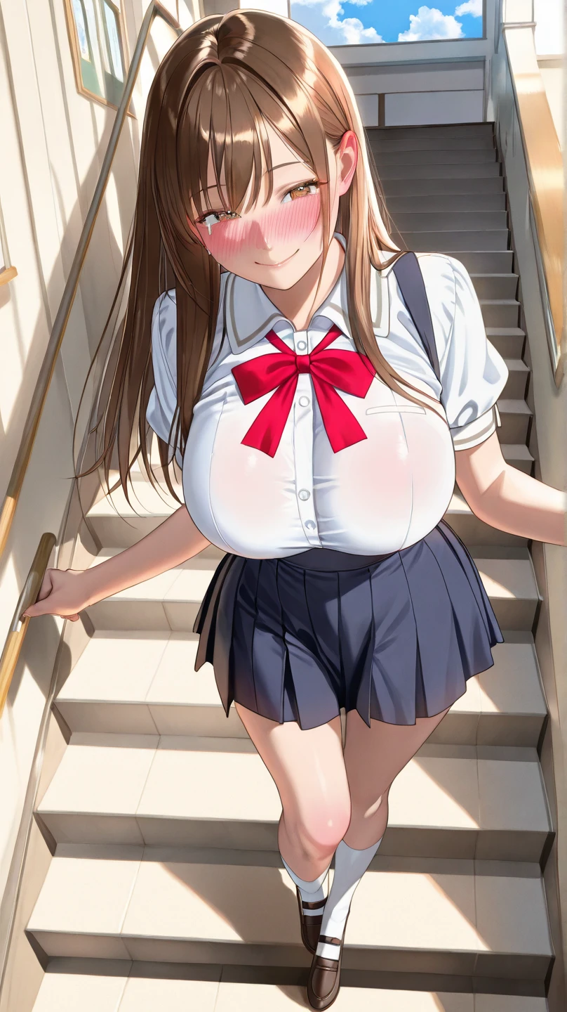 (perfect anatomy, anatomically correct, super detailed skin), 1 girl, japanese, 22 years old, shiny skin, white skin, watching the view, front view, 
beautiful hair, beautiful face, beautiful detailed eyes, gold eyes, (long hair:1.7, side ponytail:1.5, light brown hair), , mole under eye, 
beautiful clavicle, beautiful body, beautiful breasts, beautiful thighs, beautiful legs, large breasts:0.5, seductive thighs, cameltoe, break, 
((symmetrical clothinetallic)), ((pink tennis uniform, short sleeve, shirt, skirt, socks, tennis shoes), white panties), ((slave collar)), break, 
(((((brown rope)), shibari:1.5, (shibari over clothes)))), ((arms behind back:1.5), breasts bondage, arms bondage legs bondage), (((toys in panties))), 
((ashamed, open mouth)), (standing),  
(beautiful scenery), evening, (tennis court), 
(8k, top-quality, masterpiece​:1.2, extremely detailed), (photorealistic:1.2), beautiful illustration, cinematic lighting,