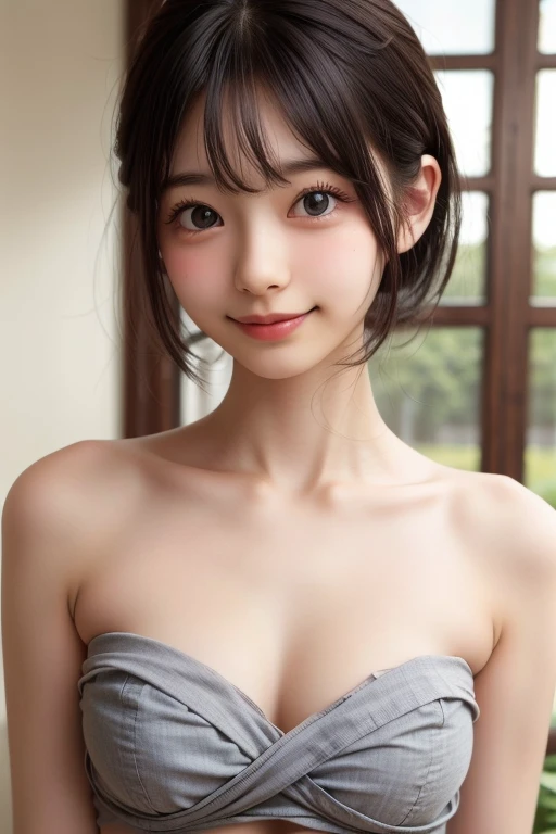 Completely naked、Small nipples、Browsing Caution, One Girl, (Beautiful girl, Delicate girl:1.3), (:1.3),
break, Very beautiful eyes, (Symmetrical eyes:1.3),
break, Small breasts, Blue eyes, Parted bangs, Brown Hair, (ponytail), (Upper teeth, The best smile:0.2),
break, (Eye and facial details:1.0),
break, (masterpiece, Highest quality, Super detailed, Detailed face,8K)Completely naked、White and beautiful skin、Soft Skin、Beautiful body、