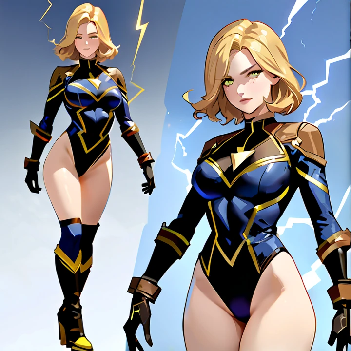 Ms. Marvel from Marvel, frontal, full-length, looking at the camera, facing the audience, standing pose, simple background, three-dimensional light, detailed full-body concept, sleek digital concept art, beautiful full-body concept art, art trend, CGsociety full-length,