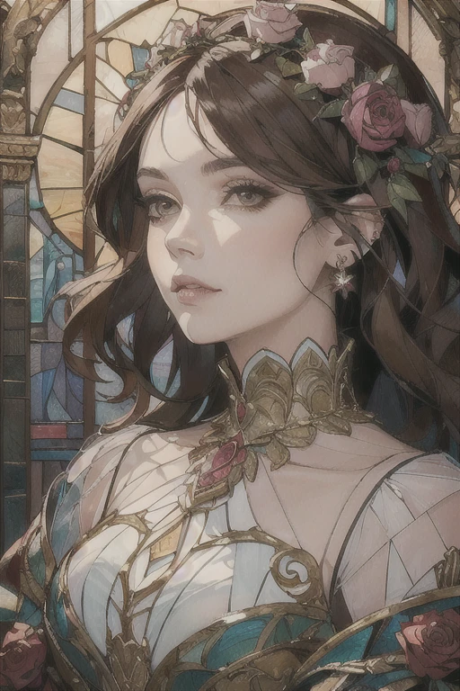 (masterpiece, top quality, best quality, official art, beautiful and aesthetic:1.2), (1girl), extreme detailed,(fractal art:1.3),colorful,highest detailed