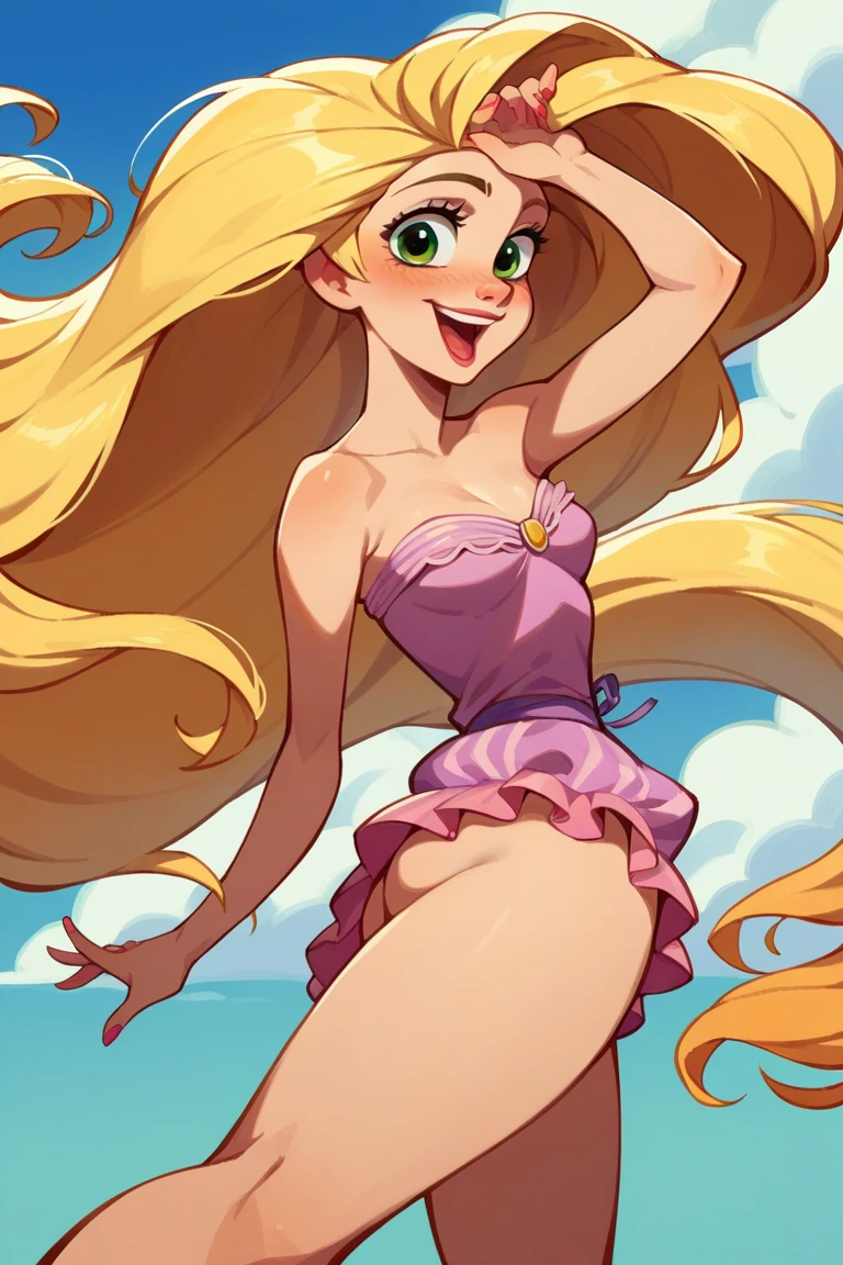 Disney Princess Aurora in a swimsuit