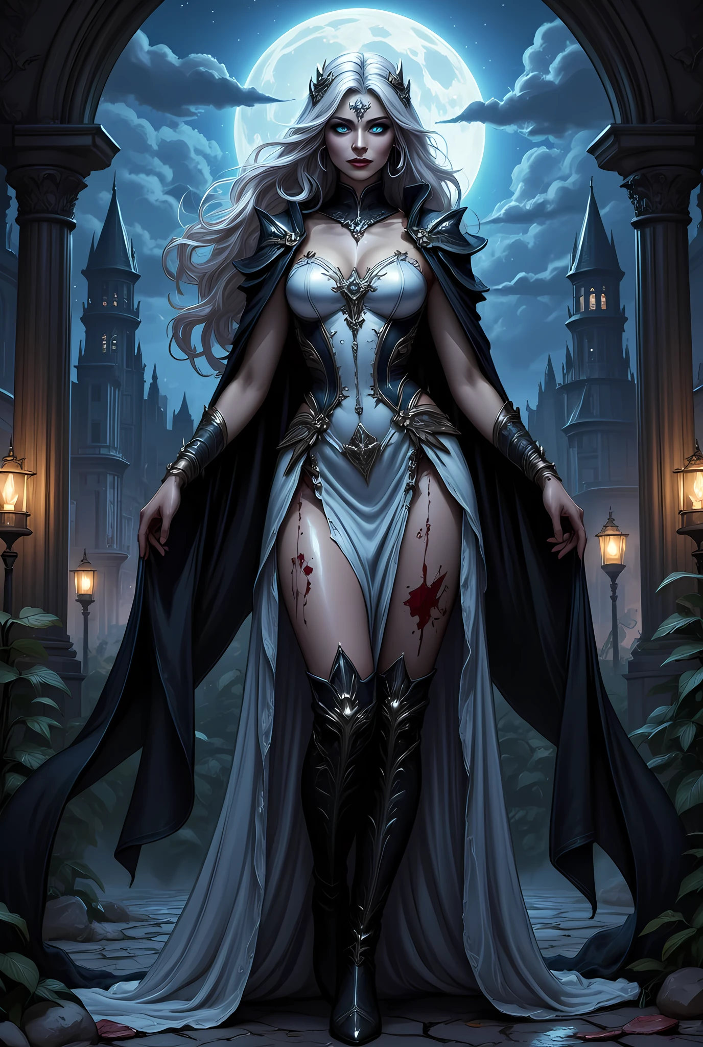 danerys targaryen, medium body, big tits, full body image, (maximum resolution 8k) High resolution, apocalipsis zombie