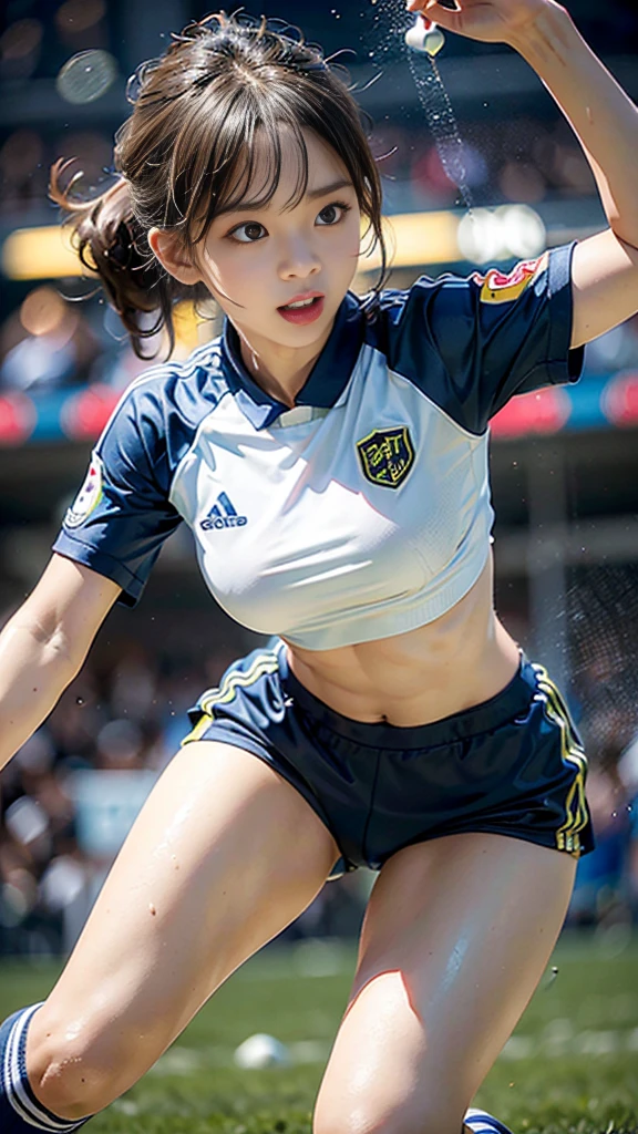gym、Volleyball Uniforms、A group of 10 girls running side by side、(in 8K、Super A high resolution、Highest quality、masuter piece、RAW portrait of a Japanese-American mixed race girl、Super A high resolution、Highest quality:1.1) (Big Breasts、Quite large breasts、Cleavage:1.3)(Running Wear、High leg racing bloomers、running shoes、Track and field athlete:1.5)(Low - Angle、Driving in the truck lane、walk short distance、Running with her chest shaking a lot、Sprinting through the university's athletics field:1.4) BREAK(Natural skin texture、Detailed skin、Hyperrealism、Ultra Sharpness)、Intricate details、Depth of written boundary(masterpiece、Highest quality、High definition、PhotoReactive:1.1)、 happy smile、Pretty short black bob、Big eyes、Clear double eyelidsまぶた、Clear double eyelids、Small Face)(sight、Eye highlights、Light brown eyes、Lip gloss)
