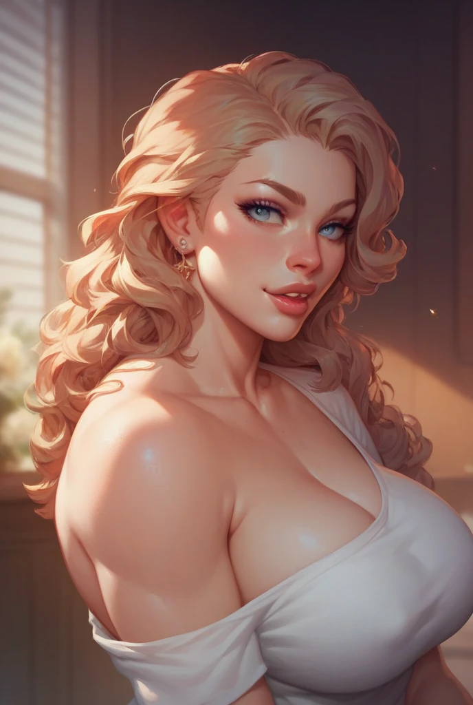 beautiful busty Marilyn Monroe, extremely detailed face and eyes, full lips, long eyelashes, perfect skin, flowing blonde hair, cowgirl outfit, western setting, golden hour lighting, cinematic, dramatic shadows, photorealistic, intricate details, vibrant colors, masterpiece