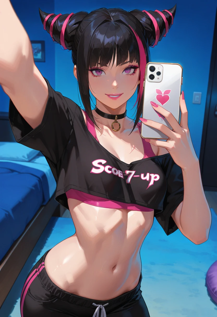 score_9,score_8_up,score_7_up,score_9,score_8_up,score_8,ultra detailed,beautiful , Ela, ela elite \(Rainbow Six Siege\),ela, ela \(Rainbow Six Siege\ straight, short hair, large natural breasts, short hair, dark hair, green eyes,glossy lips, lipstick, crop top, see through top, large breasts, underboob, gym shorts, locker room, playful, leaning against a locker, smiling, tease, ear piercings, choker, spoken heart, 4RCH0N, Expressiveh