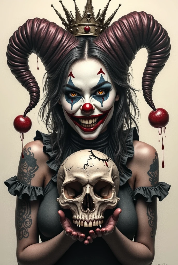 spiderwebs, skulls, wallpaper, there is ugliness in beauty, but there is also beauty in ugliness. desolate, abstract, surrealistic, cotton candy, swamp, funeral, futuristic,in the style of adrian ghenie, esao andrews, jenny saville, edward hopper, surrealism, dark art by james jean, takato yamamoto, inkpunk minimalism, voodoo princess with black hair and black eyes, skinny and extremely beautiful face, creepy clowns in the background