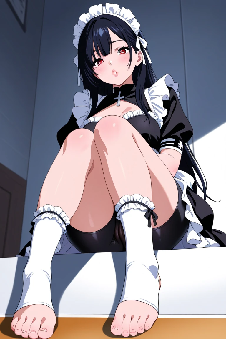 One girl, masterpiece, Highest quality, Perfect Face,Maid clothes, creampie, Ahegao, Leg Up, Sex, 