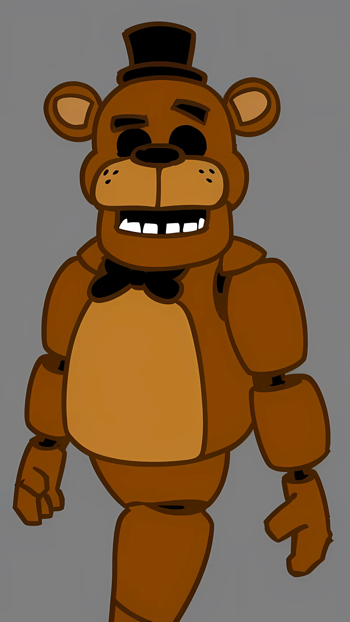An animatronic scary bear (FREDDY FAZBEAR FROM FNAF )