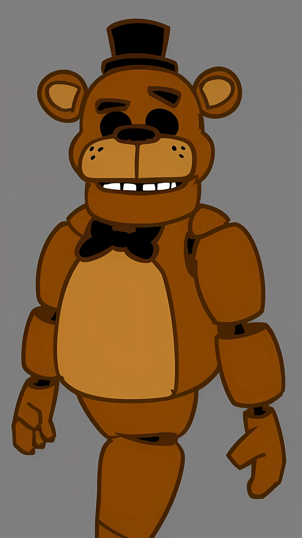An animatronic scary bear (FREDDY FAZBEAR FROM FNAF )