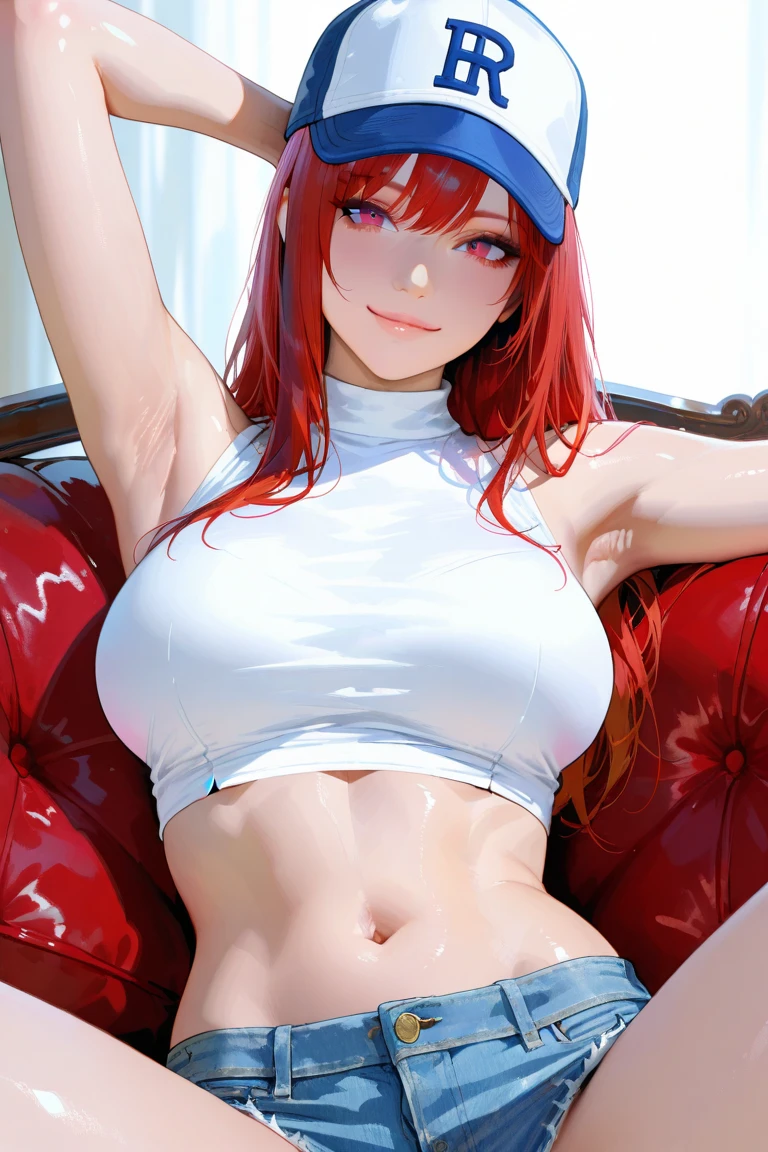 on bed, lying on bed sexy, (white bikini:1.5), (((luminous background))), (Masterpiece, Excellent, 1girl, solo, complex details, color difference), realism, ((medium breath)), off-the-shoulders, big breasts, sexy, Yae Miko, long pink hair, red headdress, red highlight, hair above one eye, green eyes, earrings, sharp eyes, perfectly symmetrical figure, choker, neon shirt, open jacket, turtleneck sweater, graffiti, dim lighting, alley, looking at the audience, ((mean, seductive, charming)), (dynamic pose), tulle, bare shoulders, blooming flower fields, radiant skin, faint smile, sexy, bust, no breast cover, naked, cocked ass, tummy look