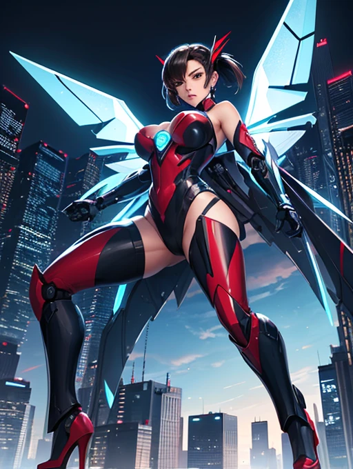 (masterpiece), best quality, {full body}, ((1 girl)), ((beauty detailed eye)), {mecha,huge_filesize}, (bare shoulders), science fiction, highly detailed, illustration, extremely detailed CG unity wallpaper, submerge, cinematic lighting, dramatic angle, {{beautiful face}}, posing, caustics, fine water surface, Mechanical wing, Metal wings, Mecha wing, {mecha clothes}, robot girl, beautiful detailed face,