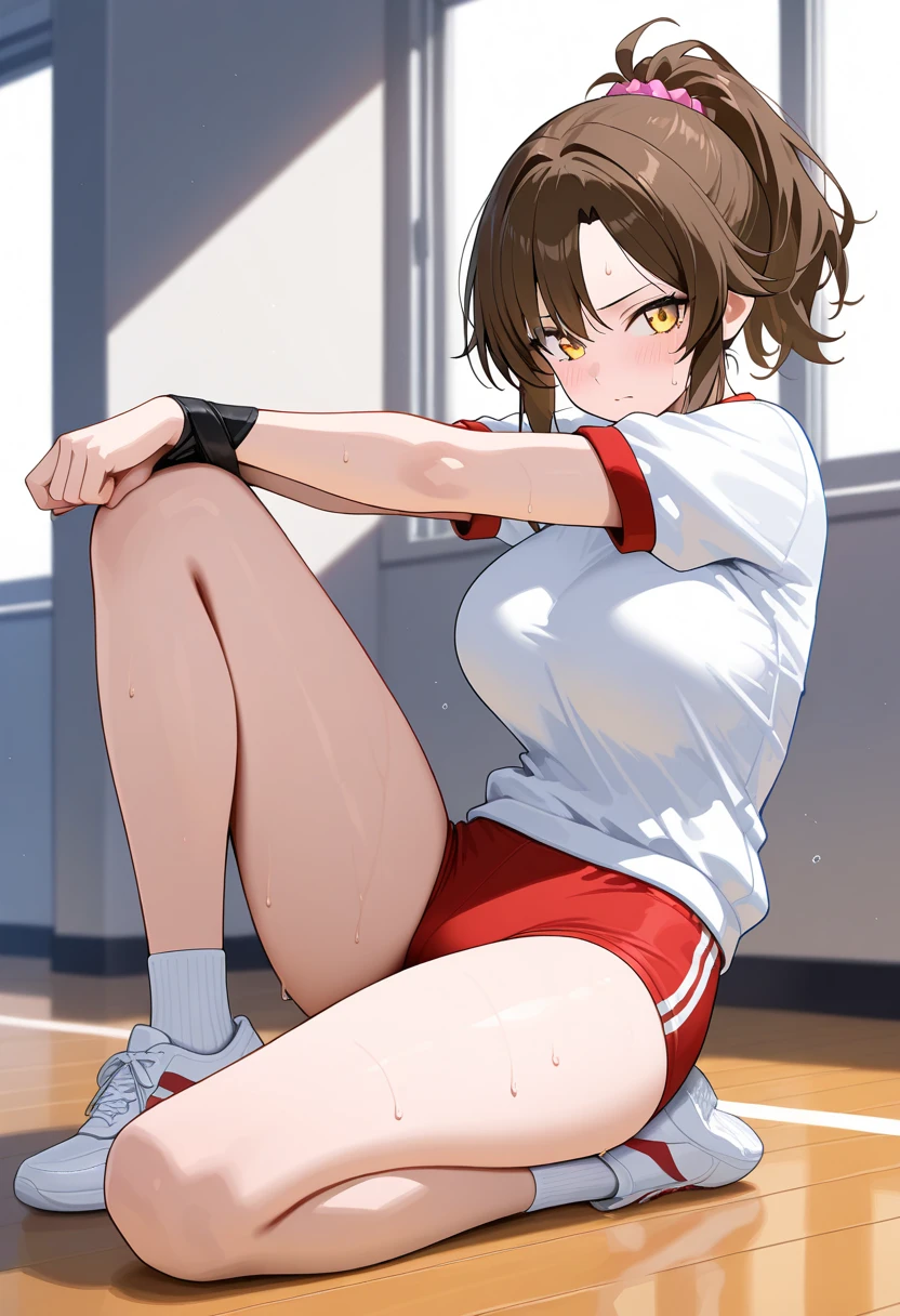 2 girls、fitness wear, shortspats、Sportsbra、Tank Tops、masterpiece、top-quality、realisitic、Hyper-detailing、(Glossy skin、be sweaty:1.4)、absurderes、Looking at the camera、short dark hair、Brown-eyed、A slender、动态照明、hight resolution、foco nítido、depth of fields、A detailed eye、Sharp eyes、Realistic eyes、(small tits:1.6)、(thick thight:1.0)、、Women's locker room、Locker Room、Shower room、Change of clothes、Half-undressed、Lower breast、pov from down、Full Body Display、Training Machine、Treadmill、Weight training、perspiring、moisture、punching bag、martial art、Boxer Size、Open Finger Gloves、shelves、punch、Spinning kick、Take off the bottom、Love Juice、A smile、red blush、teats、Clothing that shows through sweat、Kicking a punching bag、Punch to hit the ball、Covered with lotion、Muay Thai、catfight、Lotion Pro Wrestling、Climb into the ring、Spurling、Cross Counter、Martial arts、Command Sambo、Mount Position、Joint Technique、Upper Spinning Kick、Summer Salt Kick、emphasizing breasts、Take off your pants、