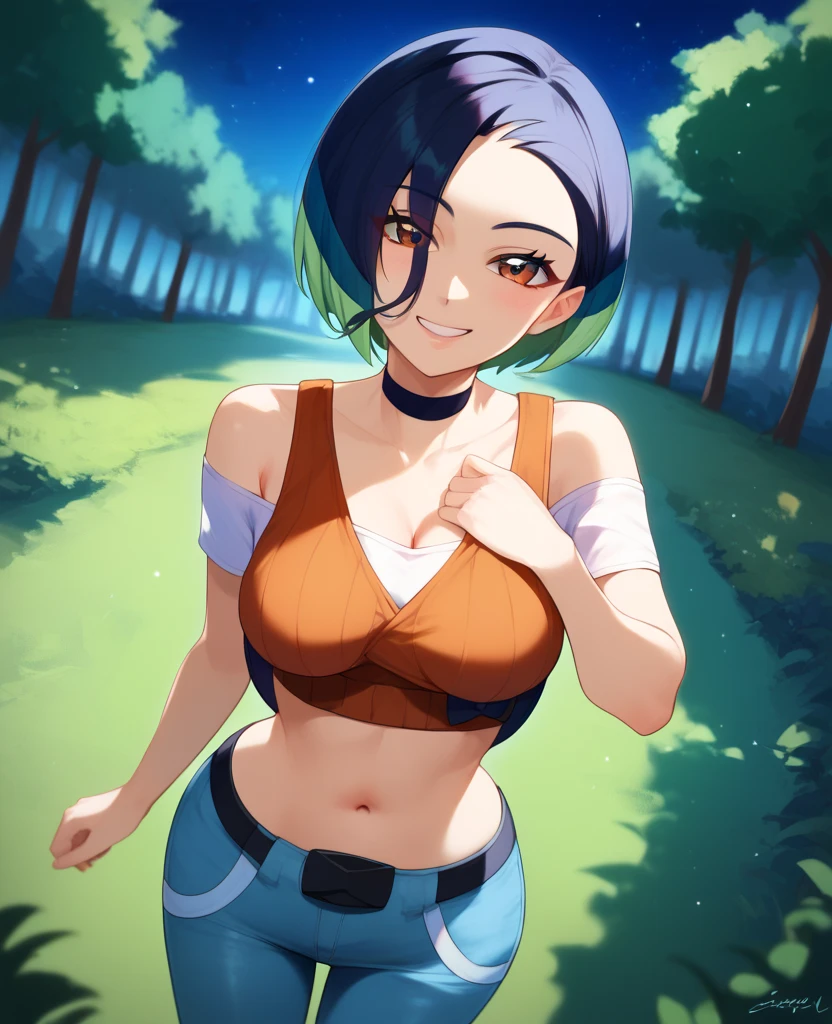 2 girls on vacation in sexy clothes on a meadow playing with a butterfly