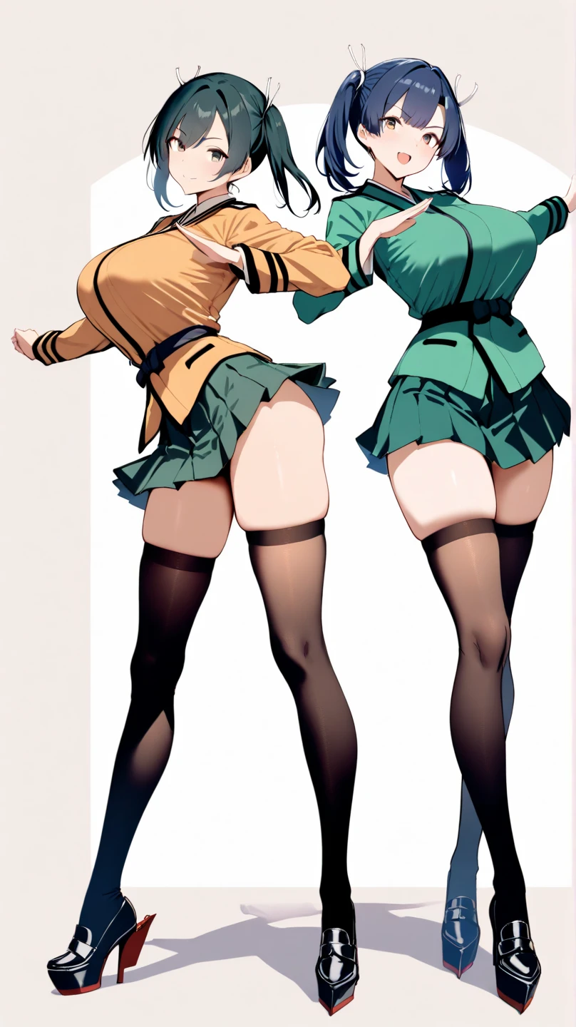 (Masterpiece, best quality, ultra detailed), ((spread legs, skirt lift, cameltoe, ), zero suits