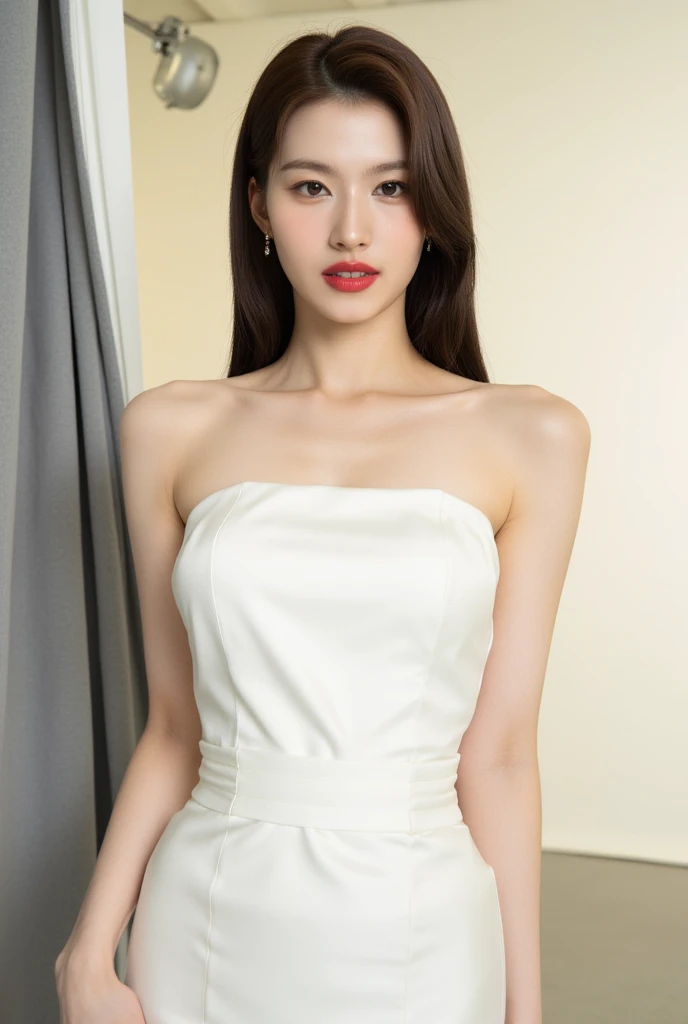 1girl,beautiful girl,looking at viewer,(best quality, masterpiece, ultra-high resolution, 8K, HDR, UHD, K, official art),photo,Ultra-realistic,full frontal,upper body,