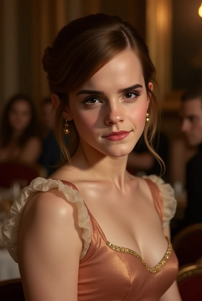 ((best quality)), ((masterpiece)), (detailed), Emma watson after cumshot