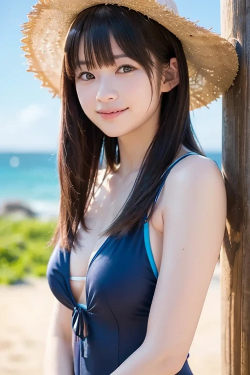 Highest image quality,highest quality,best quality,masterpiece,4k,8k,japanese girl, Ship sailing, On a luxury liner, Beautiful background,Fashionable summer fashion