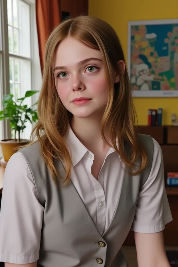 
1girl in, age13, Solo, Aesthetic artwork, irish redhead, curly ginger hair, shoulder length ginger hair, gray eyes, light grey eyes, some small freckles, pale skin, bright detailed eyes, light eyes, dark green silk simple shirt, Slytherin student, flying raven in the background