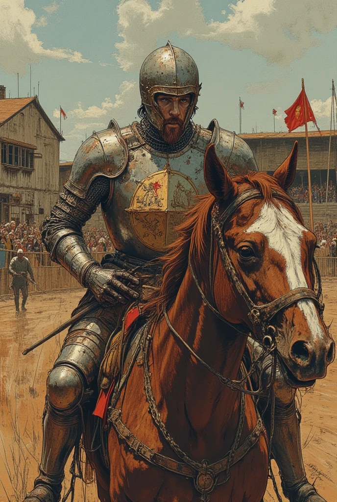 painting of a horse with a skull and a red tag, by Wolf Huber, by Shukei Sesson, by Nathaniel Pousette-Dart, by Kazys Varnelis, by Pál Balkay, by Nicolas Carone, by Jack Boul, by František Kaván, by Relja Penezic, by Petros Afshar