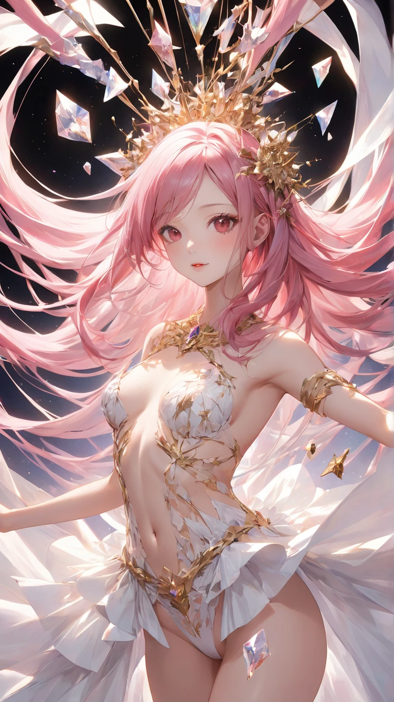 rose quartz stone goddess