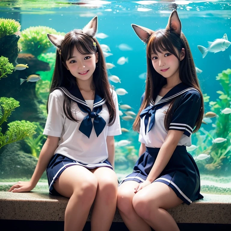 JK swimsuit cat ears sexy ponytail