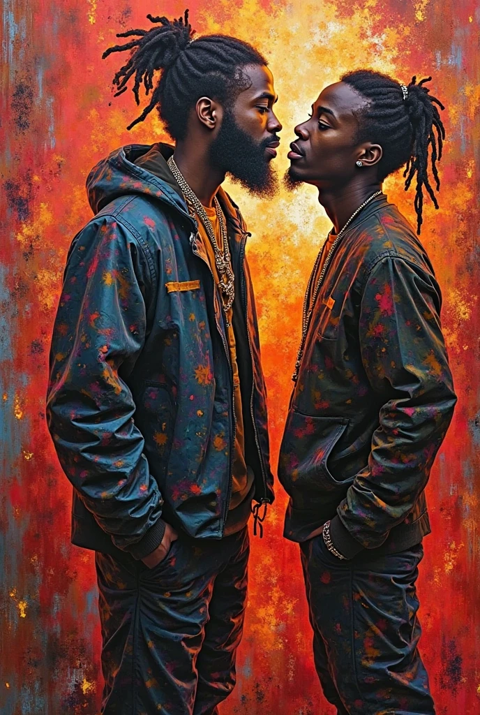 Kanye west and Sch,french rapper