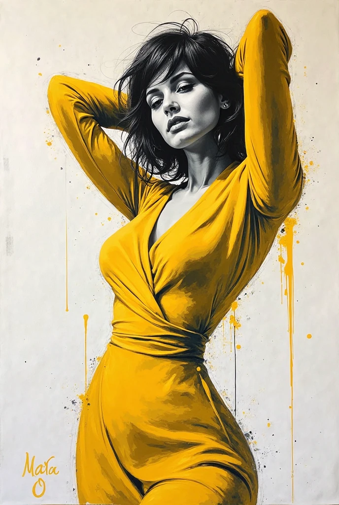 (best quality, masterpiece:1.2), illustration by artgerm and norman rockwell, attractive woman, perfect body, huge breasts, nice ass, hyperfeminine curves, cute and playful, emotive expression