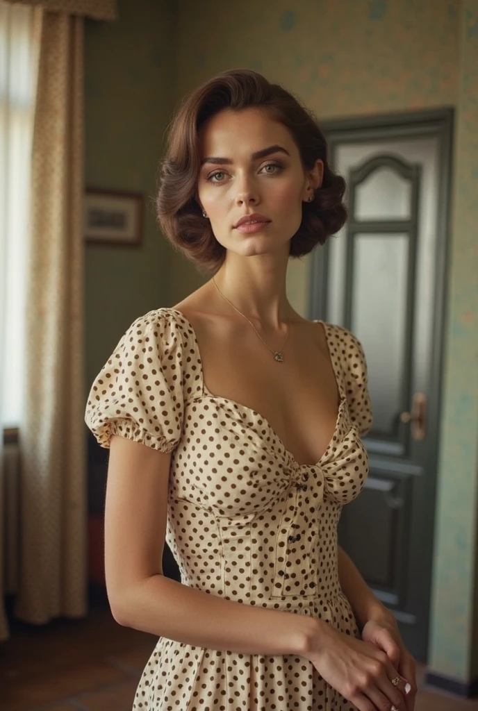 best quality, masterpiece, (photorealistic:1.4), 1girl, combine features of nastassja kinski and grace kelly