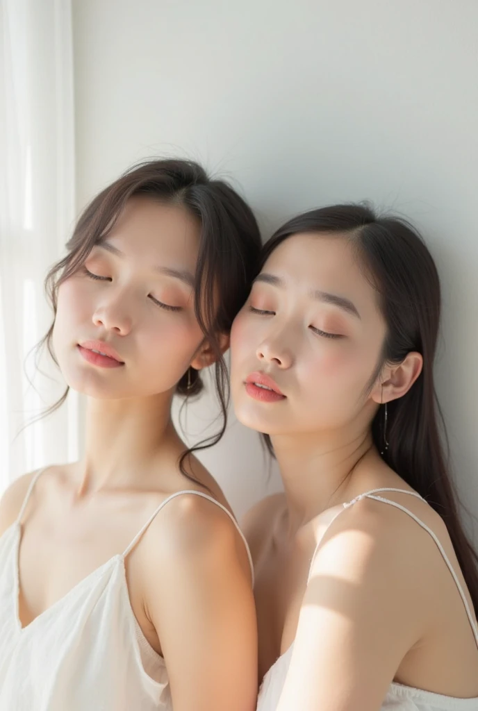 ((highest quality, masterpiece :1.3)), Photorealistic、Ultra-high resolution、Natural skin texture、Hyperrealism、Near Movies、Beautiful Japanese girl in her early teens、One girl、Tight crop top、Lying in bed、Frightened expression、Tears flowing