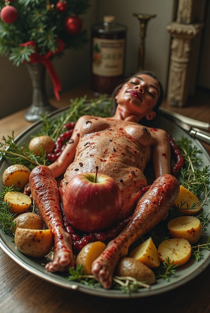 <lora:GirlFeastV2:1> ,nyotaimori, 1girl, solo, patchouli knowledge, large breasts,
, nude, ((arms behind back)), crescent hair ornament, ,  completely nude, shibari, lying_on_back, purple hair, purple eyes, thighs, from above, sushi, steak, beef, egg, tempura, no panties,