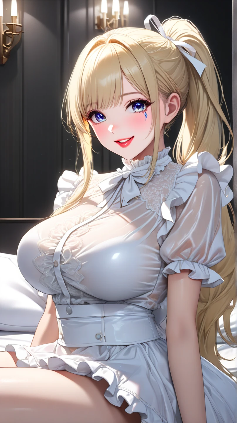 (nsfw:1.2), (((HHH))), a precious adult porn special scene, Express all her emphasized feelings through her facial expressions and body language,
full color, ultra masterpiece, ultra high quality, photorealistic:1.3, ultra high resolution, described in ultra fine detail down to the minutiae, sharp, clearly, textured, depth of field, professional composition and lighting, (close-up shot),
sexy, sensual, erotic, eros, horny, sexually aroused, (panting), sticky slimy, (raw), shiny, glaring, rich, sexual ecstasy paradise, a flashy party,
top grade flashy:1.1 virgin killer courtesan, ((She is coming almost right in front of me)), (looking up and (enraptured:1.1 rapt:1.1 (half-open)) bedroom eyes to downward camera view)),
wearing ((fine gold color (shiny reflective (polished:1.5) metallic polyester) sexy lingerie adult party dress)), (puffy nipples under the lingerie), (breasts spilling over the bra due to being tight), skindentation, Wedgie,
beautiful sexy face, detailed mouth:1.1, detailed too shiny lips:1.1, large firm breasts, oily damp translucent skin, blonde messy loose (updo) hair, gold simple necklace earrings,
((blush)), (sweat), a little particle sweat drops, (((steam))), ((sigh)), (((((drooling))))), (((ecstasy))), ((orgasm)), ((((cum on body)))),
ecstatic attentive escort service, energetically, ((blissful:1.5 ecstatic expression:1.1)), oral vagina, Drooling slimy tongue, She took a libido booster and her sexual energy has increased, Give me her special H service that captivates boys, ((handjob)),