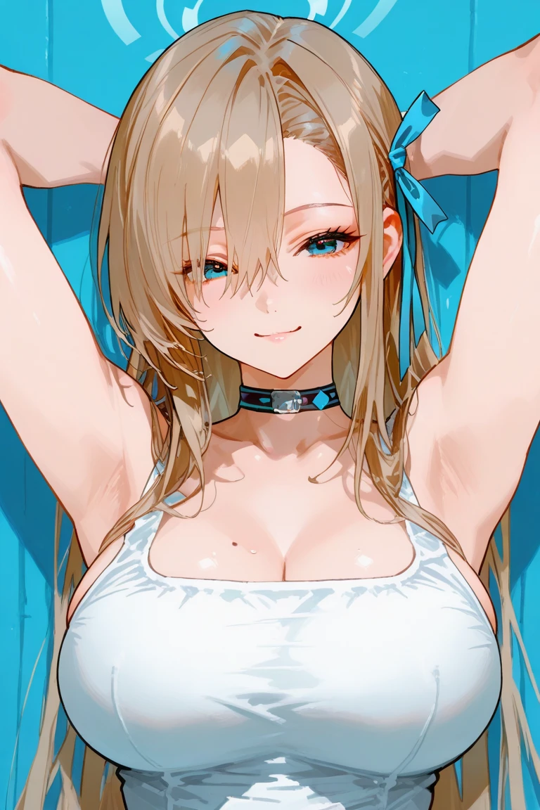 ((masterpiece,best quality)),high resolution, ultra detailed,8k,16k,detailed background, perfect lighting,detailed beautiful eyes,1girl,nsfw,upward glance,embarrassed,blush,look at viewer,show off nipple,steam,sweat,long nipple,tear,watery eye,(cum on armpits:1.1),(show off armpits,upper body:1.2),(happy smile:1.2)open mouth,fair skin,small breast,(almond eyes,slender,short body,narrow sholders,short stature:1.3),classroom,sanae dekomori,long hair,gold hair,twintail,blue eyes,short bangs,