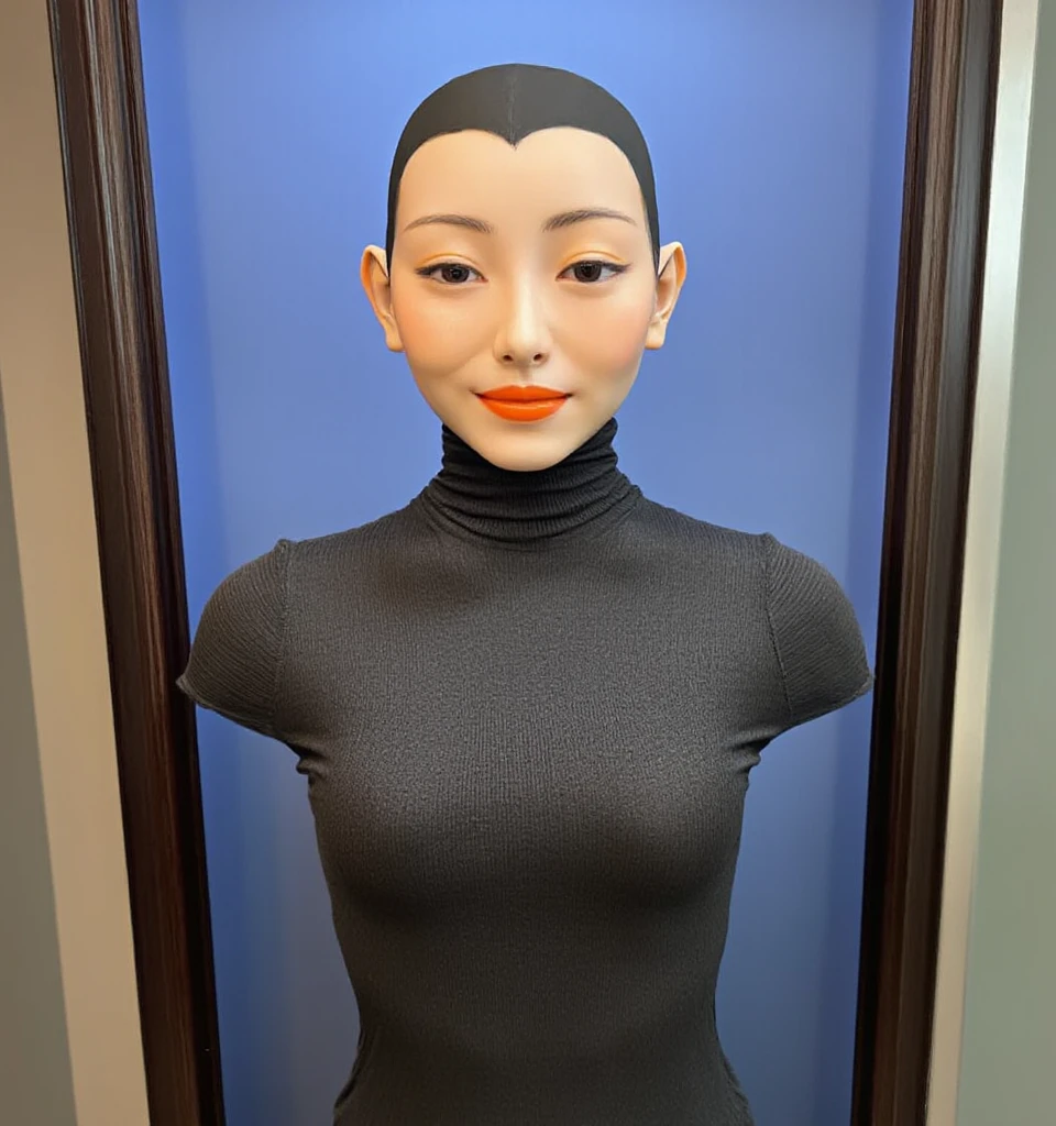 Lift your chin a little and look at me、Ceramic woman from the neck up