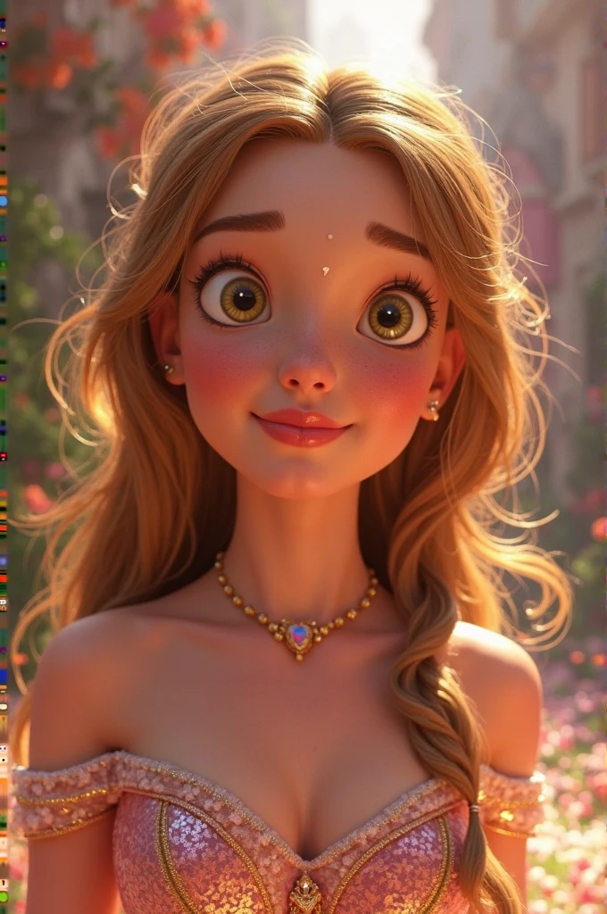 I'm just Sandrinha' I'm a girl got medium hair I wear kinda thin face earrings I'm 23 years old my hair is curly very light brown