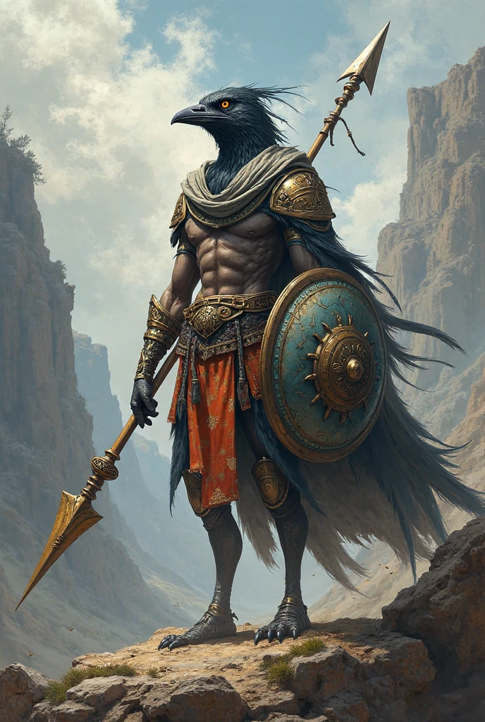 Eagle Warrior in combat or ceremonial pose.