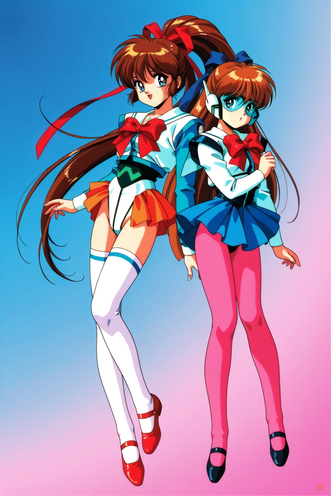 ultra-detailed, Explicit, Beautiful body, Beautiful Nose, Beautiful character design, perfect eyes, perfect face, ultra highres, 4K, beautiful legs, perfect legs, Nice hands, Perfect hand, Masterpiece, Best Quality, Highly detailed, illustration, absurdres, perfect anatomy, street fighter, doll suit, shadaloo doll, dollsuit, expressionless, blank eyes, looking at viewer, red gloves, emotionless, black latex, corrution, mind control, female combatant, full body, hypnotized, unhappy trance, full body suit, ribbed bodysuit, both arms at side, obey, perfect female body, extremely glossy latex, hypnosis, hypnoLora, empty eyes, Mind control device, poses, submissive_pose, Slave, stand up straight, standing, standing at attention, hat, necktie, belt, latex, ribbed bodysuit, thighhighs, garter belt, Fighting Stance, extending the right arm from the shoulder into the air with a straightened hand, military, thigh boots, 1girl, hair ornaments, blue hair, long hair, maroon eyes, Nanase Yui, glasses, go princess precure, braided twin-tails