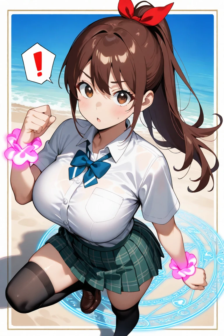 1 person,high school girl,((((Japanese School Swimsuit,There is a name tag on the chest)))),High Cut,((Low Angle,The camera is between her thighs,angle of view of ceiling,)),(From directly below:1.7),((Please straddle the camera and look down at me)),((Highest quality, wonderful,8k, masterpiece :1.3)), (Realistic, photoRealistic:1.4),Brown long hair, Brown eyes, Green glasses,heart shaped pupils,Sunburned skin, (Super big breasts:1.6), HH-sized breasts,beautiful breasts,(Big Ass),beautiful ass,Embarrassed,sweat,Wet,open legs,Very detailed,Cinema Lighting, Detailed light, Best Shadow, Dynamic Angle(From directly below:1.1),Between the legs:1.5,(Pussy close up),(Pussy Focus,From before:1.3),(Erotic Body Twist:1.6),(shame:1.6),(orgasm:1.6),In the classroom,(Urge to urinate:1.6),(bladder full:1.6),(Urination Desire:1.6),(Splashing pee:1.6),(Person urinating:1.6),(Can't make it to the toilet in time and have to urinate:1.6),