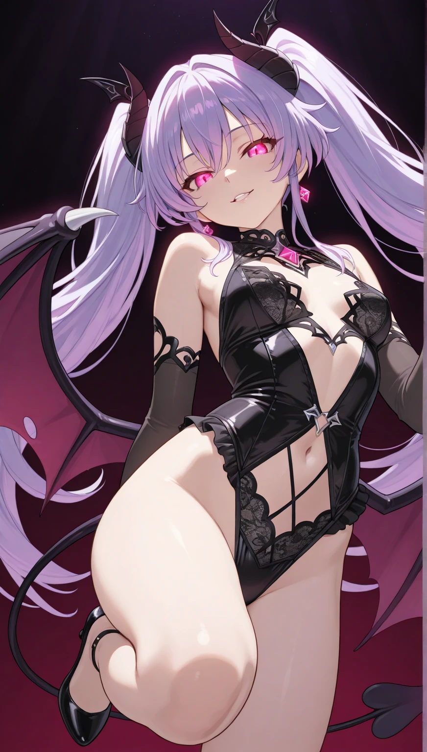 Browsing Caution,((One man and one woman,having sex)),Riding on top of a naked man,Small breasts,Silver Hair,Hair above one eye,Pink Eyes,Plump thighs,tights, corruption,((Fallen Costume)),beret,ribbon,Heart Pendant,Earrings,(masterpiece,Best image quality,Highest quality),Simple Background