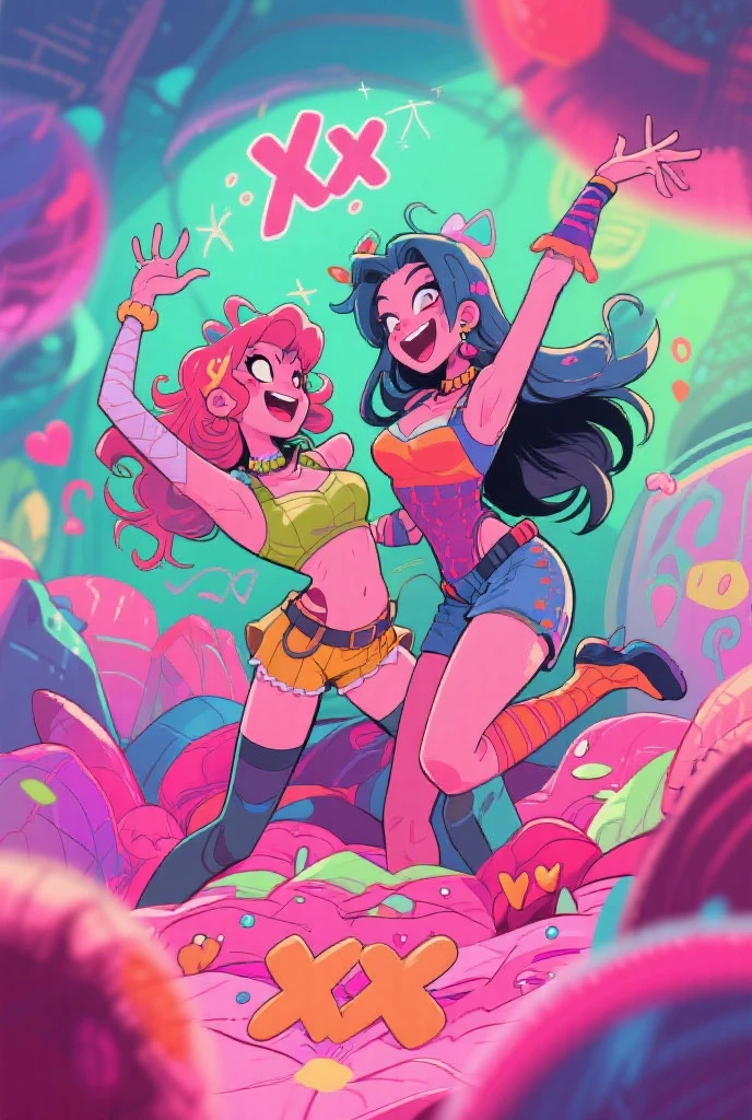 Jem. Jem is excitement. Ooh! Jem! Jem is adventure. Ooh! Glamour and glitter, Fashion and fame. Jem. Jem is truly outrageous, Truly, truly, truly outrageous. Woah! Jem! The music's contagious, outrageous! Jem is my name, No one else is the same! Jem is my name! But we're The Misfits, Our songs are better! We are The Misfits, The Misfits, And we're gonna get her! Jem! The music's contagious, outrageous! Jem is my name, No one else is the same! Jem is my name! Jem!