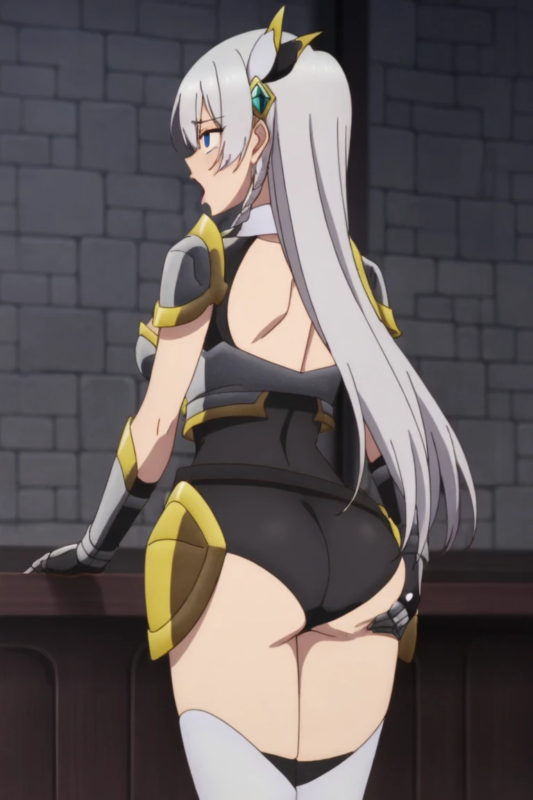 1girl, Frieren, (masterpiece:1.3), (high resolution), (extremely detailed),perfect face, nice eyes and face, (best quality), (super detailed), detailed face and eyes, (solo), textured skin, absurdres, highres, wz_sousou_no_frieren_style, wz_sousou_no_frieren_style, twintails, very long hair, silver hair, pointy ears, elf, white capelet, green eyes, black pantyhose, earrings, white skirt, belt, white sleeves, pov, selfie, butterfly, grass, stone street
