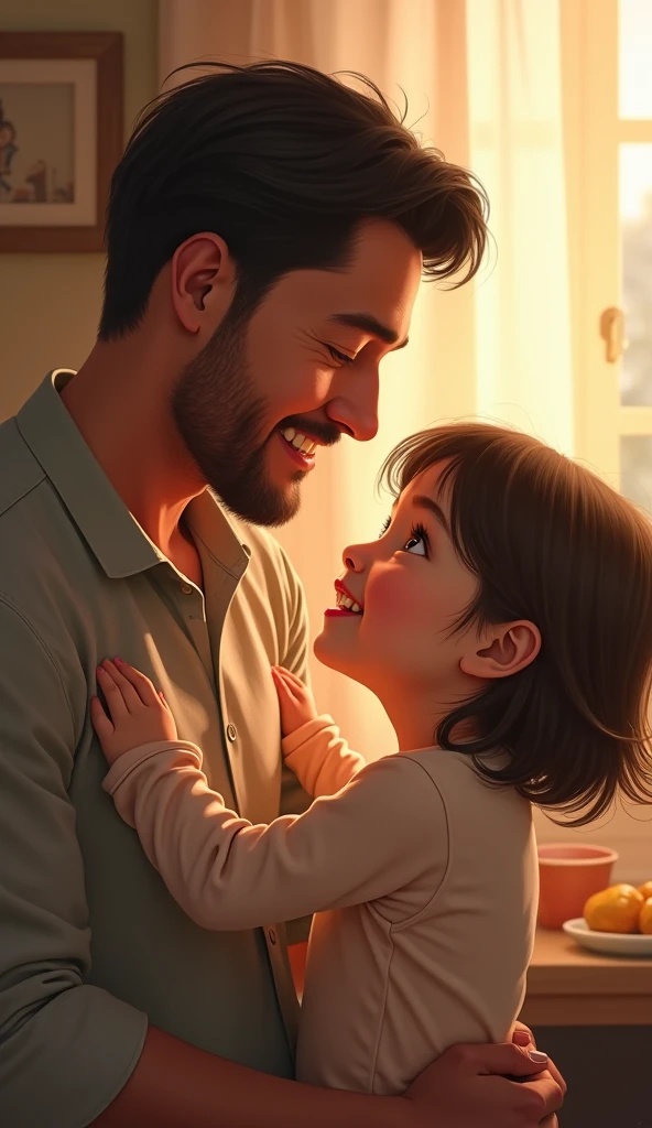 Father and daughter