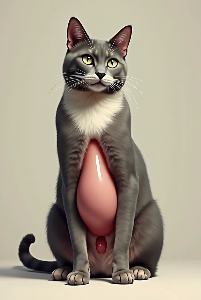 Feral, furry, panting, bjg cat tiger, detailed paws, 5 fingers each paw, 1 tongue, 1 pussy , 1 anus, 2 testicles, detached 1 tail, tiger, after orgasm, vivid colors, realistic , white background, cum in ass, cum on floor, cum on pussy , realistic pussy