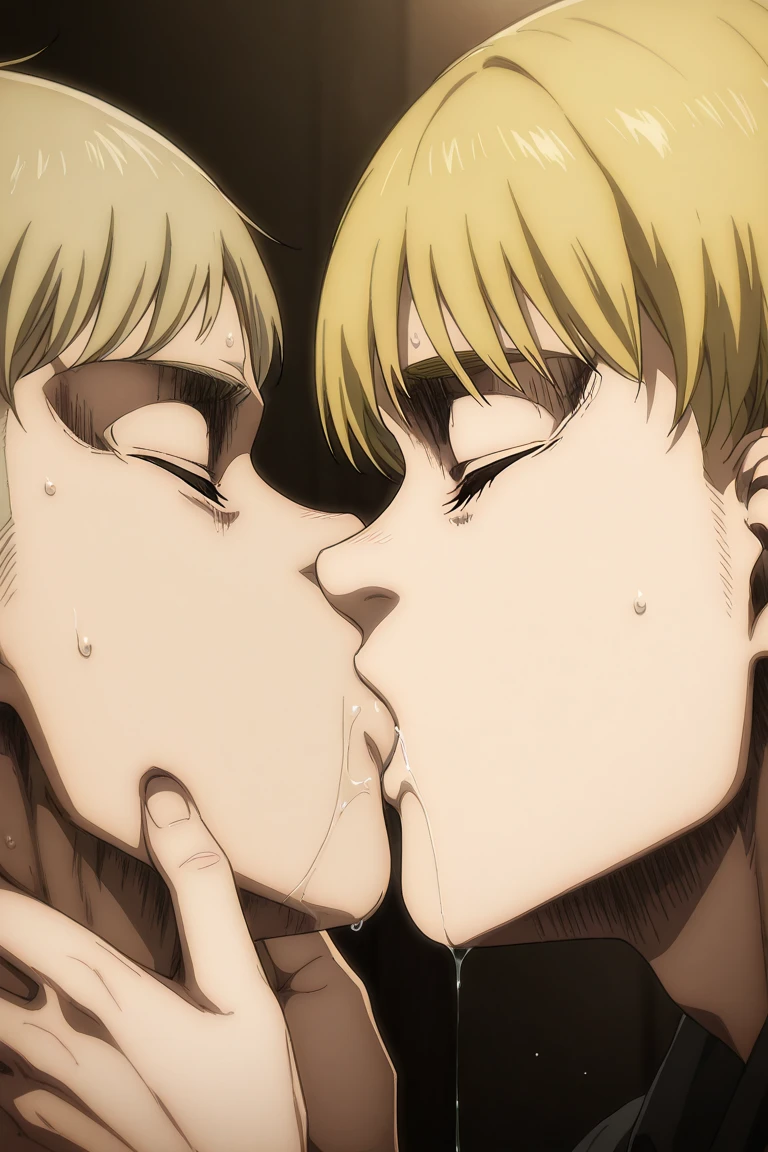 score_9, score_8_up, score_7_up, source_anime, 1boy, 1girl,  dark_skinned_male, testicle worrship, giant testicles, giant penis, ikuchan, licking balls, oral, oral sex, sucking testicles, sucking balls, interracial, BLACKED, cock worship, worship, hellsing, seras, blonde, red eyes