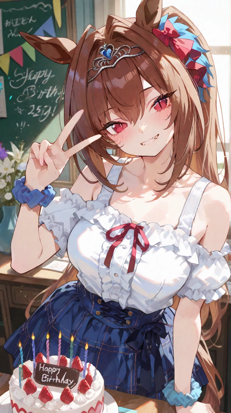 (small breasts:1.2), (perky chest:1.2), (pointed chest:1.2), (Pudding cake magazine cover:1.3),(from above:1.0),(shoot from the side:1.1),masterpiece, 1girl, Amazing Cleavage:1.1, thin waist, optimum,tmasterpiece,hight resolution,best qualtiy,hyper HD,super detailing,awardwinning,a 18yo cute girl,(The upper part of the body),anatomy correct,Beautiful Black miniskirt,garters,Gaze,Small face,bangss,holster,Beautuful Women,hands up,leg holster,Gaze,black boots,Cowboy Shot,cute face,a blond,Longhaire,Twin-tailed,Braids, Hairline,(scarlet eyes),long eyelasher,Hanging eye corners,White skin of the, ((see through camisole:1.1)), ((Sheer nipples:1.0)),Rocket Tits,(Slim body),smile,seductive weak smiling,(with sparkling eyes and a contagious smile),little open mouth, Looking at Viewer,