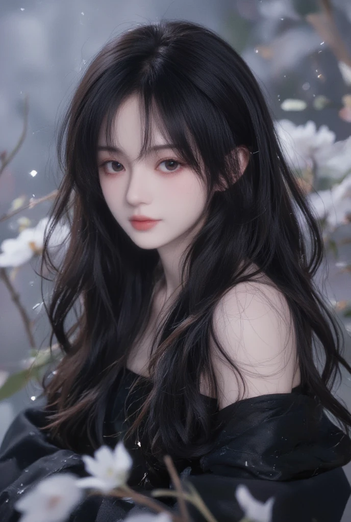 Black Hair、Black Feather、Gothic punk dress、Legs sticking out, Crossing your legs、anime zombie witch design, Crossbones, Streetwear Design, Provector, Horror Style, Full Design, Only 6 colors, Solid Colors, No Shadow, Full Design, Stickers, Bright colors, White Background.Ultra-fine illustrations,(((Beautiful fine hair))),(((Beautiful Faces))),(((Beautiful background))),(((Beautiful fine hair))),(((Beautiful Faces))),(((Beautiful background)))、Black Hair、Blunt bangs,Undershot,yukata,Tanabata,River side